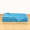 380 GSM Aqua Blue Edgeless Towel 16 x 16