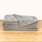450 GSM Gray Plush Edgeless Towel 16 x 16