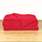 450 GSM Red Plush Edgeless Towel 16 x 16