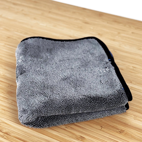 1000 GSM Blue/Gray Towel 16 x 16 Fleece/Twisted