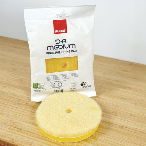 Rupes Wool D-A Yellow Medium Pad