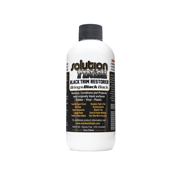 Solution Finish Trim Restorer Black