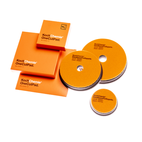 V1 - Koch Chemie One Cut Foam Pad (Orange) Available in 3" & 5" & 6"