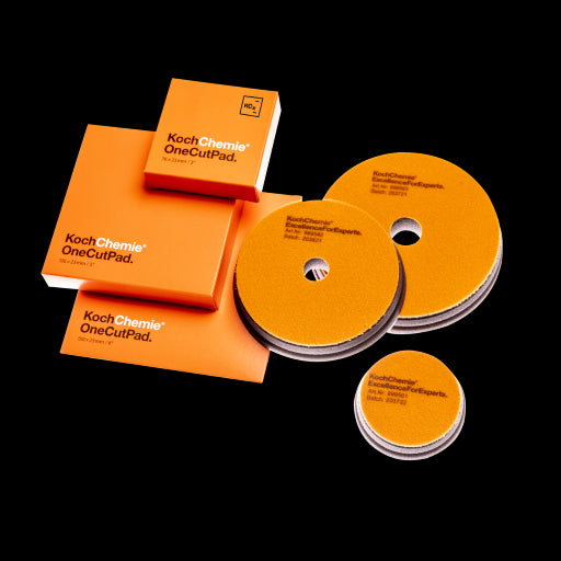 V1 - Koch Chemie One Cut Foam Pad (Orange) Available in 3" & 5" & 6"