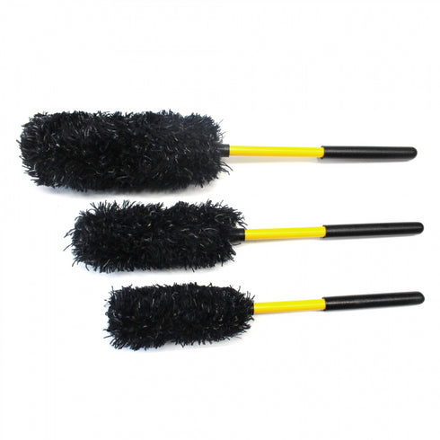 Microfiber Wheel Brush 3-Piece Kit